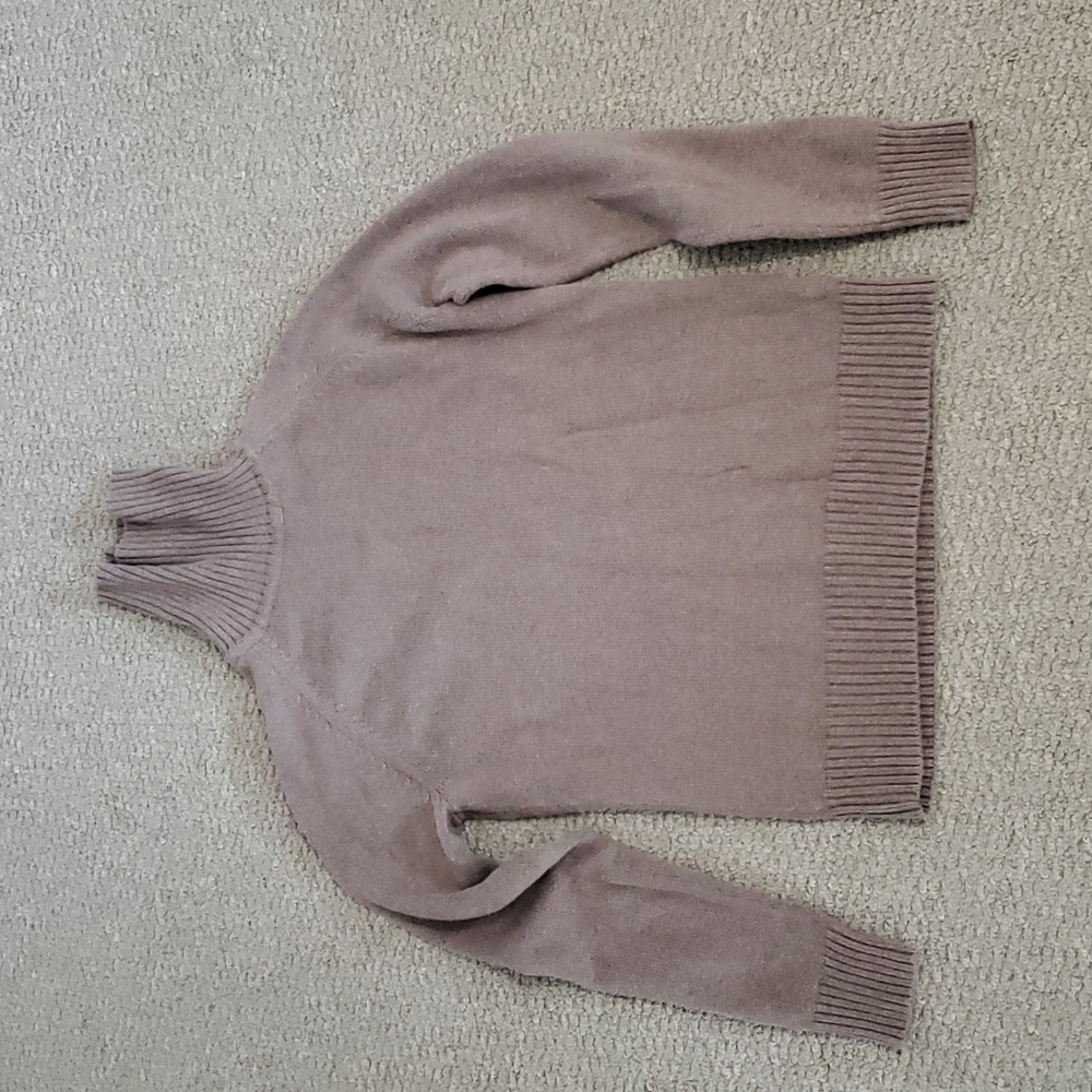 Cotton Sweater, Taupe Colored